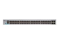 Cisco Catalyst 2960L-48TS-LL - Commutateur - Géré - 48 x 10/100/1000 + 4 x Gigabit SFP (liaison montante) - de bureau, Montable sur rack WS-C2960L-48TS-LL