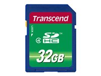 Transcend - Carte mémoire flash - 32 Go - Class 4 - SDHC TS32GSDHC4