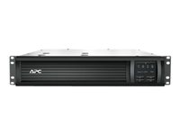 APC Smart-UPS 750VA LCD RM - Onduleur (rack-montable) - CA 120 V - 500 Watt - 750 VA - Ethernet, RS-232, USB - connecteurs de sortie : 6 - 2U - noir - avec APC UPS Network Management Card - non vendu dans les États CO, VT et WA - pour P/N: AR4024SPX432, NBWL0356A, SCL500RM1UC, SCL500RM1UNC, SMTL1000RM2UC, SMTL750RM2UC SMT750RM2UNC