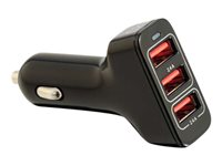 C2G Smart - Adaptateur d'alimentation pour voiture - 4.8 A - 3 connecteurs de sortie (USB) - noir 80923