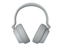 Microsoft Surface Headphones - Écouteurs avec micro - circum-aural - Bluetooth - sans fil - Suppresseur de bruit actif - jack 3,5mm, USB-C - gris clair - commercial MXZ-00008