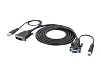 Belkin Secure KVM Cable Kit - Câble vidéo / USB - USB, DVI-A (M) pour HD-15 (VGA), USB type B (M) - 1.8 m - B2B - pour P/N: F1DN102U, F1DN104U, F1DN108U F1D9007B06