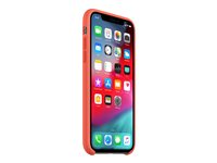 Apple - Coque de protection pour téléphone portable - silicone - nectarine - pour iPhone XS MTFA2ZM/A