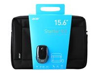 Acer Starter KIT - Lot d'accessoires pour notebook - 15.6" - noir - pour Aspire 3; 5; Extensa 15; Nitro 5; Predator Helios 300; Spin 5; Swift 3; 5; TravelMate P2 NP.ACC11.01X