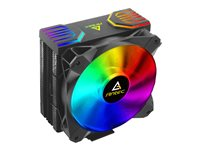 Antec FrigusAir 400 aRGB - Refroidisseur de processeur - (pour : LGA1156, AM2, AM2+, LGA1366, AM3, LGA1155, AM3+, FM1, FM2, LGA1150, FM2+, LGA2011-3, LGA1151, AM4, LGA2066, LGA1700) - ailerons en aluminium - 120 mm - noir 0-761345-74007-4