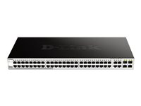 D-Link Web Smart DGS-1210-48 - Commutateur - Géré - 48 x 10/100/1000 + 4 x SFP partagé - de bureau DGS-1210-48/E