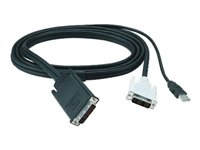 InFocus - Câble vidéo / USB - USB, DVI-D (M) pour M1 (M) - 2 m - pour Proxima C160, C200, C350, M2; LP 120, 93X; ScreenPlay 110; Work Big IN10, LP640, X2, X3 SP-DVI-D-R