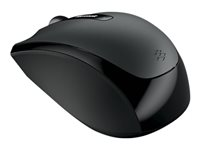 Microsoft Wireless Mobile Mouse 3500 - Souris - droitiers et gauchers - optique - 3 boutons - sans fil - 2.4 GHz - récepteur sans fil USB - gris Lochness GMF-00289