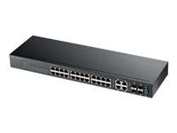 Zyxel GS2210-24 - Commutateur - Géré - 24 x 10/100/1000 + 4 x SFP Gigabit combiné - de bureau, Montable sur rack GS2210-24-EU0101F